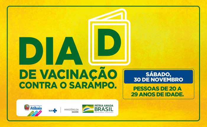 VACINAÇÃO CONTRA SARAMPO TEM “DIA D” NESTE SÁBADO