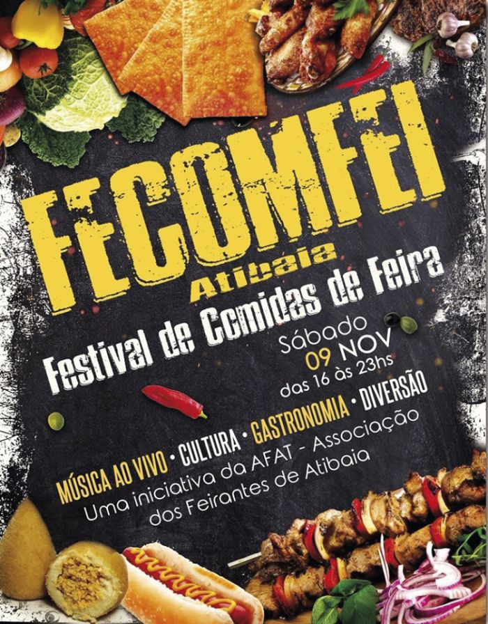 FESTIVAL DE COMIDAS DE FEIRA DE ATIBAIA ACONTECERÁ DIA 9 DE NOVEMBRO