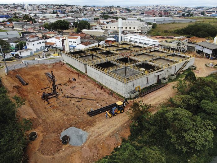 OBRAS NA ESTAÇÃO DE TRATAMENTO DE ESGOTO ESTORIL AVANÇAM RUMO À UNIVERSALIZAÇÃO EM ATIBAIA